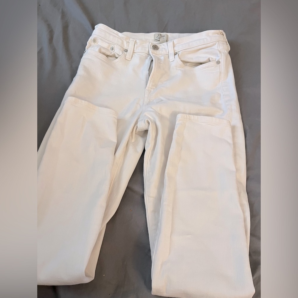 J crew white skinny jeans